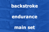 Backstroke | Endurance